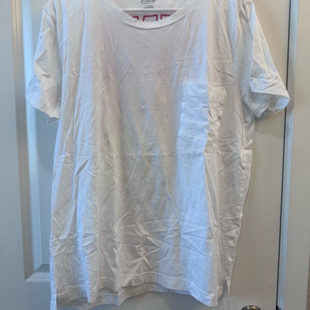 Classic White PINK T-Shirt